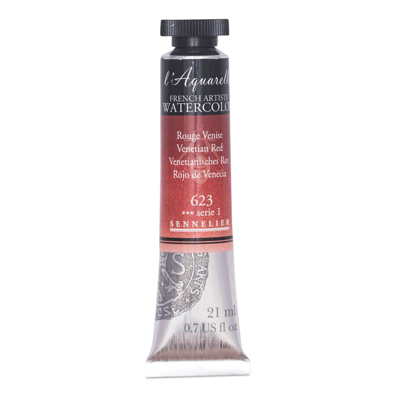 Sennelier French Artists' Watercolor - Venetian Red, 21 ml Tube